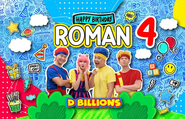 Personalized Party Banner DBILLIONS