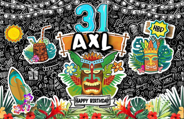 Personalized Party Banner Hawaii 3