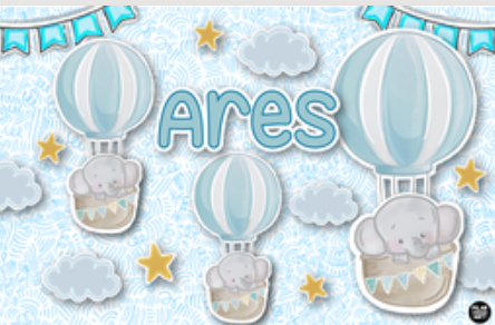 Personalized Party Banner Baby Boy Balloons