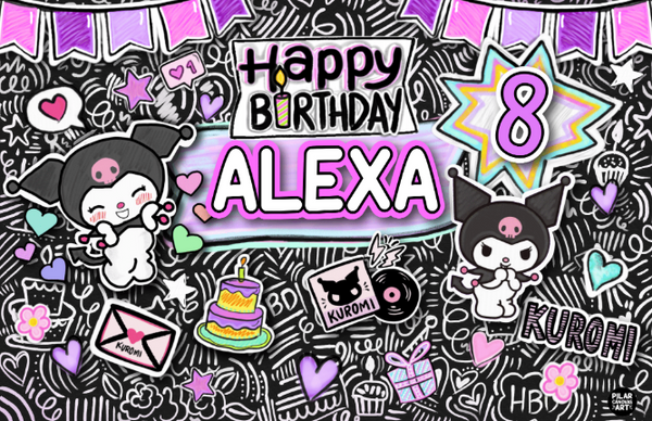 Personalized Party Banner Kuromi 2