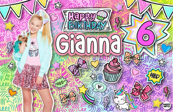 Personalized Party Banner Jojo Siwa