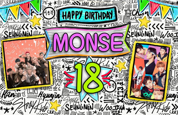 Personalized Party Banner Stray Kids