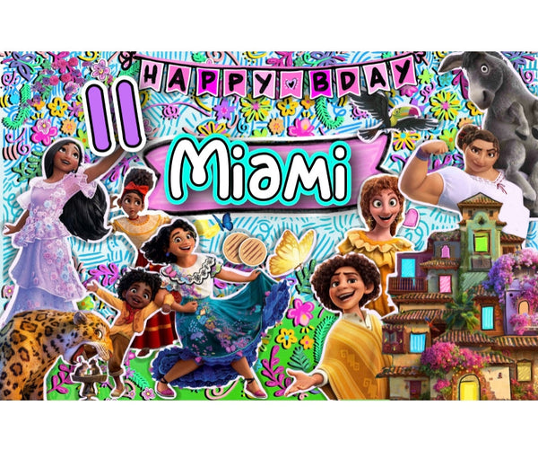 Personalized Party Banner Encanto 1