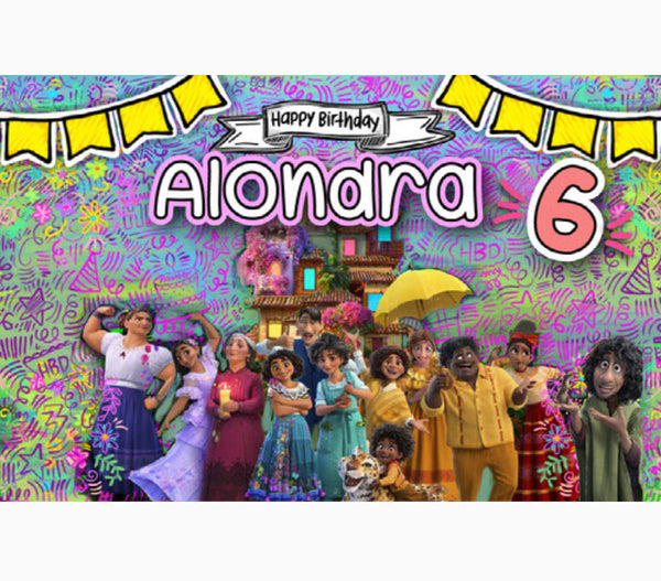 Personalized Party Banner Encanto 5