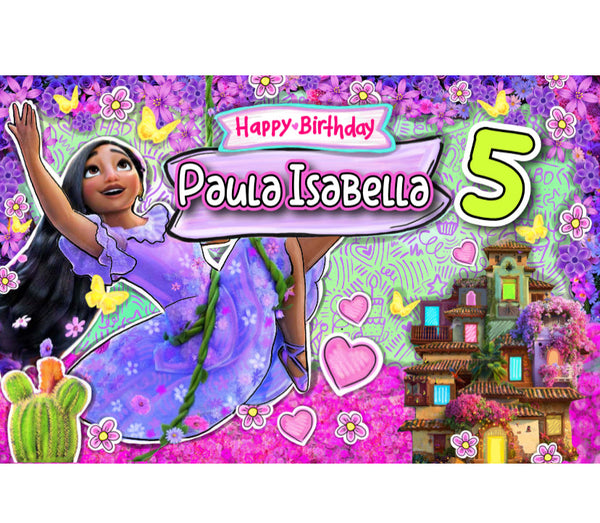 Personalized Party Banner Encanto Isabella
