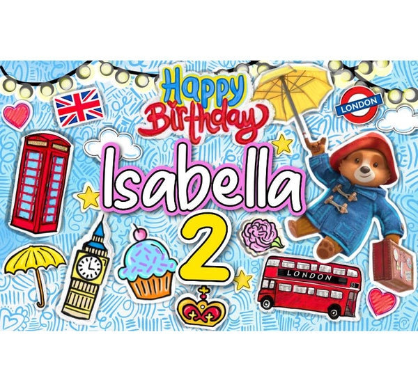 Personalized Party Banner Paddington