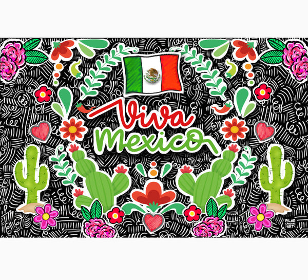 Personalized Party Banner Mexico 2