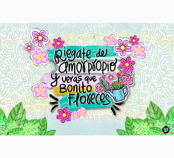 Personalized Party Banner Quote Bloom