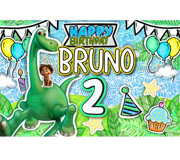 Personalized Party Banner The Good Dinosaur