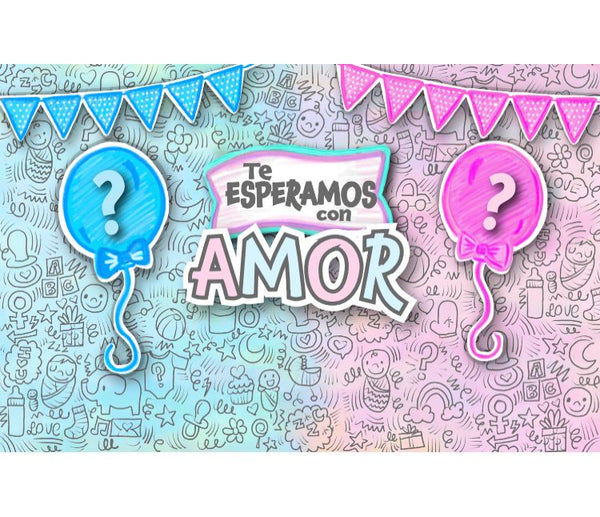 Personalized Party Banner Boy or Girl Gender Reveal 1