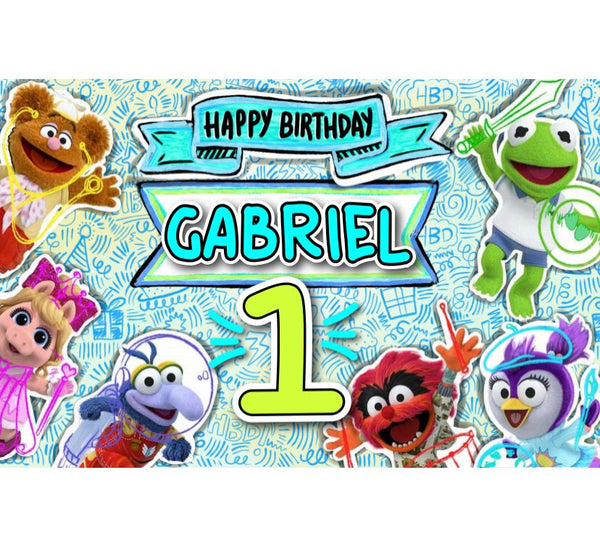 Personalized Party Banner Muppets
