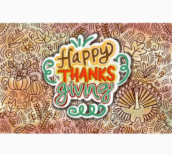 Personalized Party Banner Thanksgiving 2