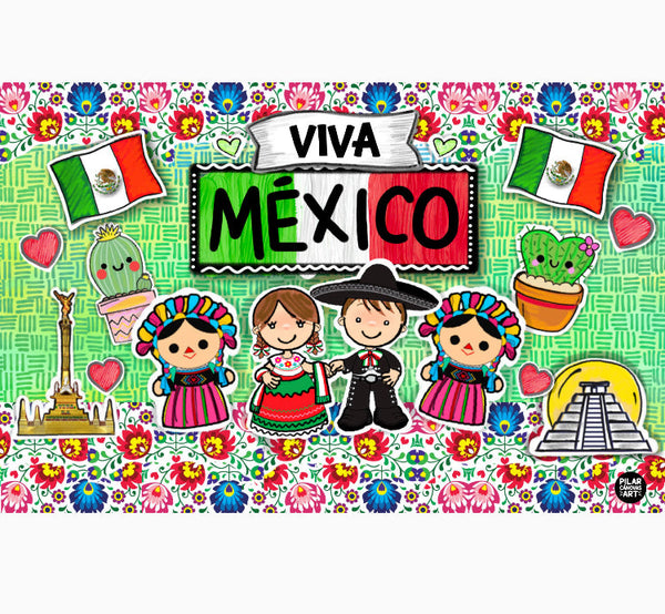Personalized Party Banner Mexico 3