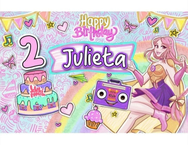 Personalized Party Banner Luli Pampin