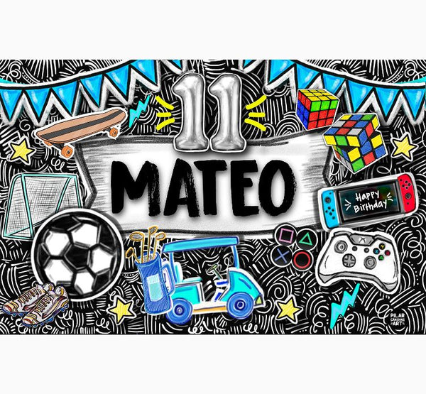 Personalized Party Banner Things I like 12
