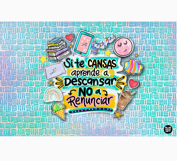 Personalized Party Banner Quote Rest