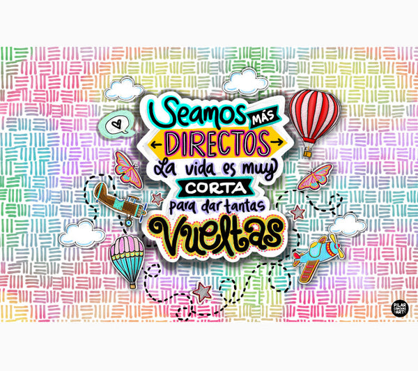 Personalized Party Banner Quote Stop Wasting Time