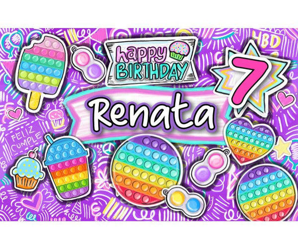 Personalized Party Banner Popit 5