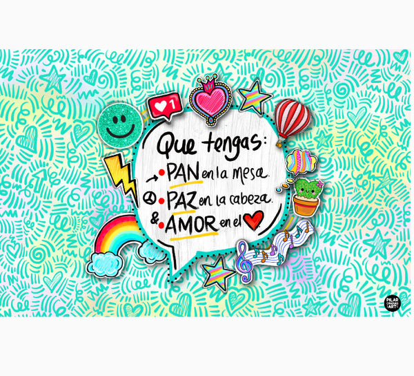 Personalized Party Banner Quote Peace and Love