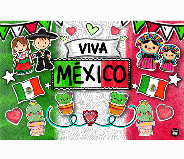 Personalized Party Banner Mexico 1