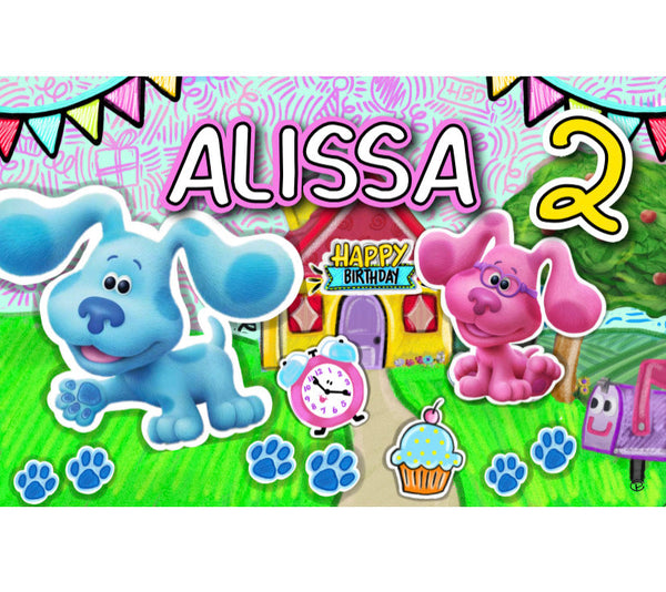 Personalized Party Banner Blue´s Clues and You 3