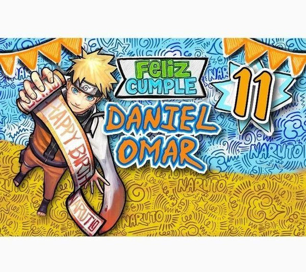 Personalized Party Banner Naruto 4